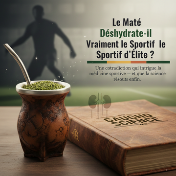 Calebasse de Yerba Maté traditionnelle : L'étude sur les footballeurs de River Plate prouve que le maté hydrate mieux que l'eau.
