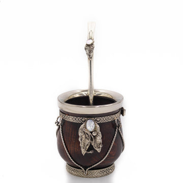 Calebasse à maté en bois - El Gaucho une vraie tradition