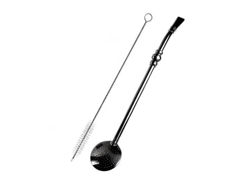 Bombilla Bortonaggio 22 cm à filtre dévissable, livrée avec son goupillon de nettoyage