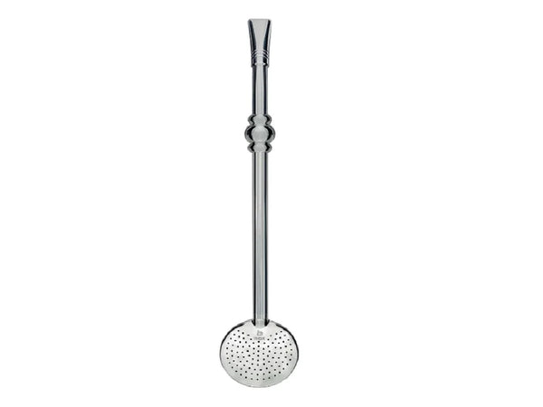 Bombilla Bortonaggio Bec Plat 22 cm — Inox & Filtre Rond