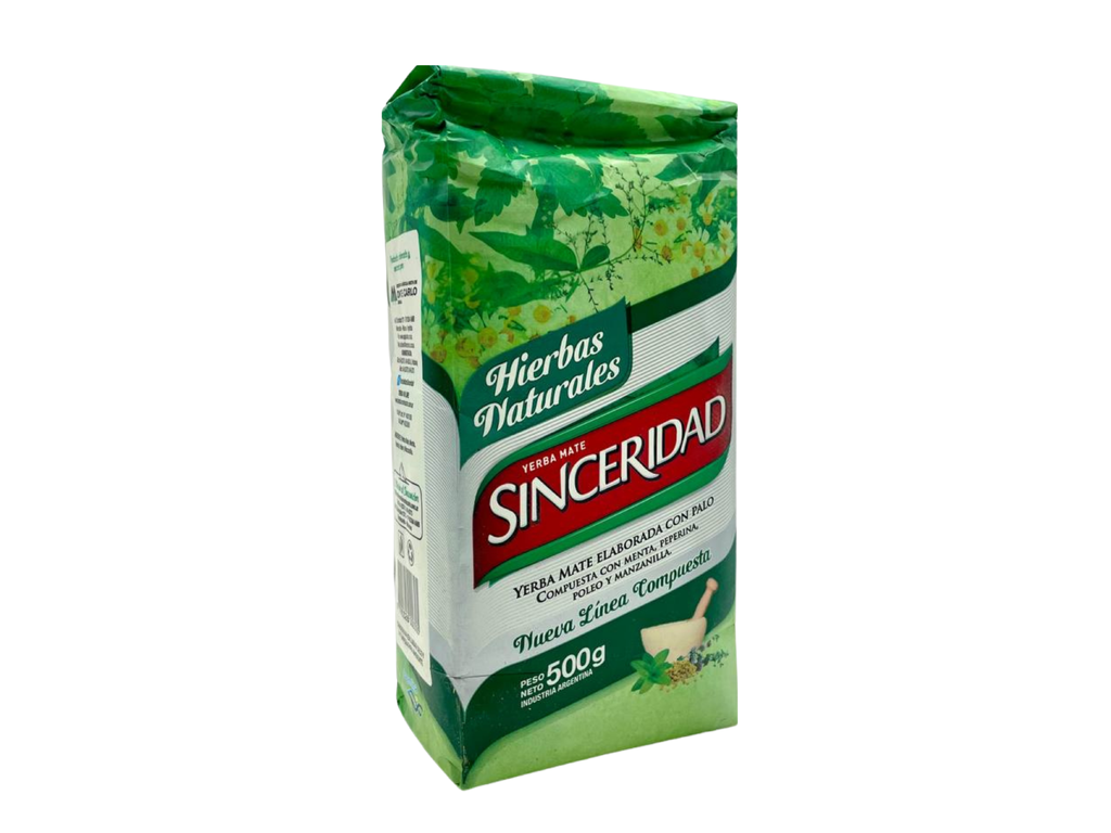 Sinceridad Hierbas Naturales yerba mate compuesta 500g
