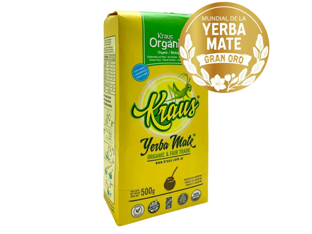 Kraus Organica-bio - Yerba mate  0.5gr – Grand Or Mundial de la Yerba Mate 2026