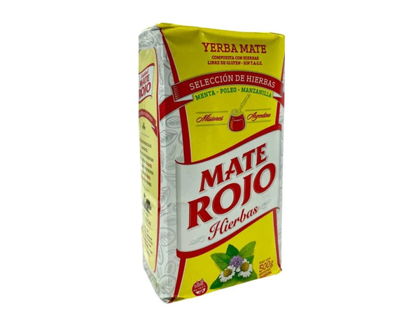 Mate Rojo Compuesta Hierbas : Menthe & Camomille (500g)