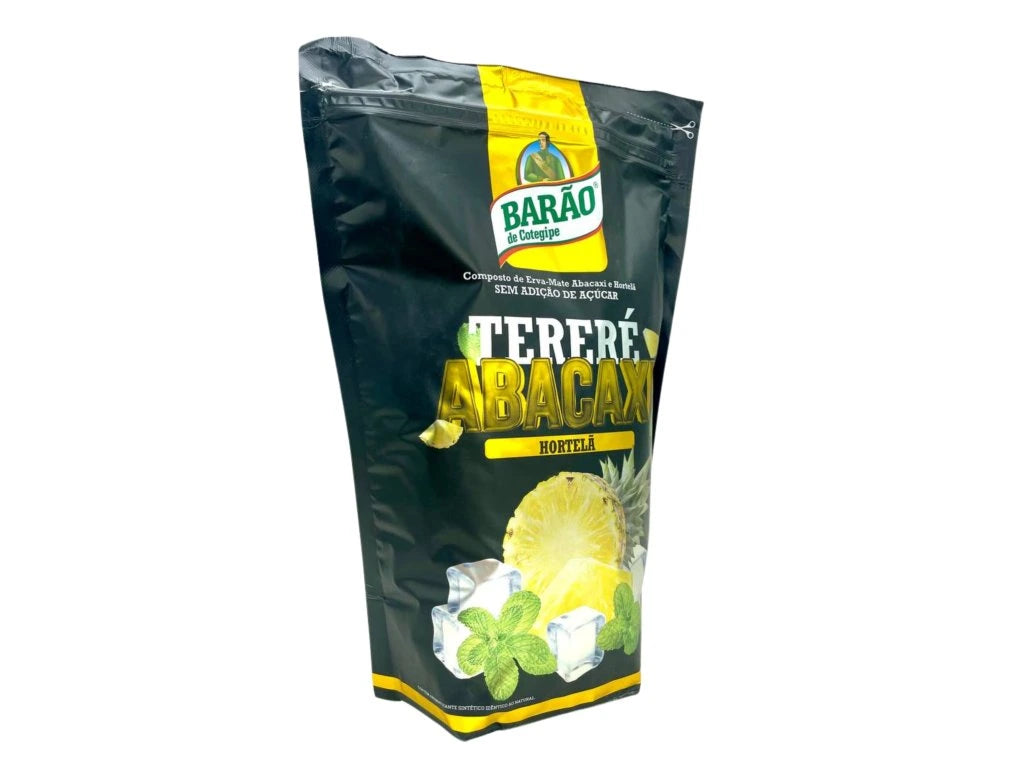 Barão Tereré Ananas & Menthe : Black Zip Bag (500g)
