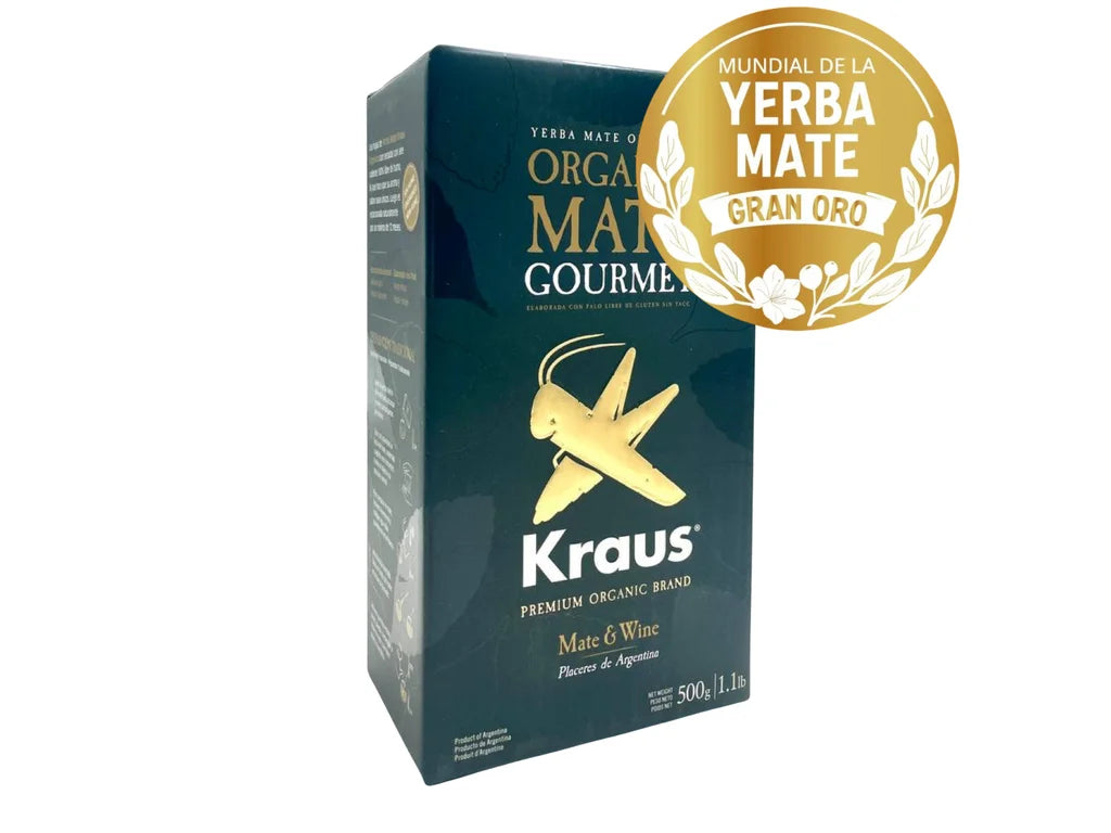 Kraus Gourmet Premium -Yerba Maté Bio 0.5kg – Grand Or Mundial de la Yerba Mate 2026