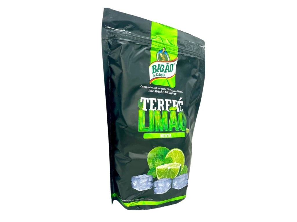 Barão Tereré Citron & Menthe : Black Zip Bag (500g)