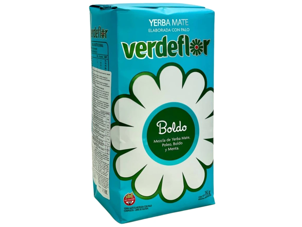 Verdeflor Poleo y Boldo - Argentinischer Yerba Mate 500g