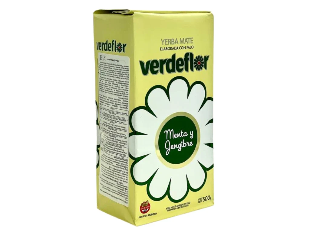 Verdeflor Menta y Jengibre 500 g — Yerba Maté Menthe & Gingembre