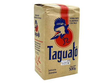 Taguató 500g — yerba maté argentine con palo, paquet kraft à l'oiseau