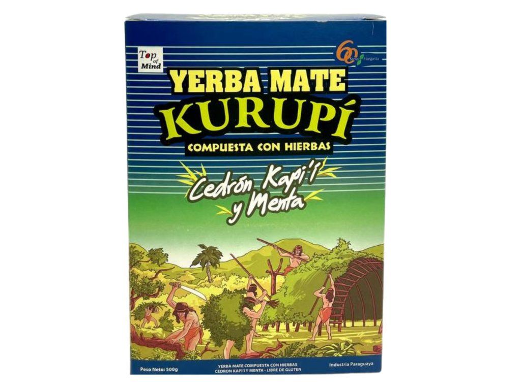 Kurupi Cedrón Kapi’i y Menta — Yerba Maté Composée du Paraguay 500g