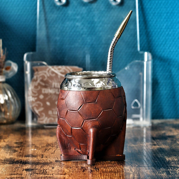 Maté Torpedo Impérial Marron – Édition Ballon de Foot