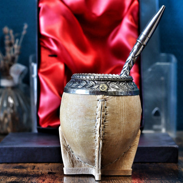 Maté Torpedo Impérial Édition France – Cuir Brut (9/10)