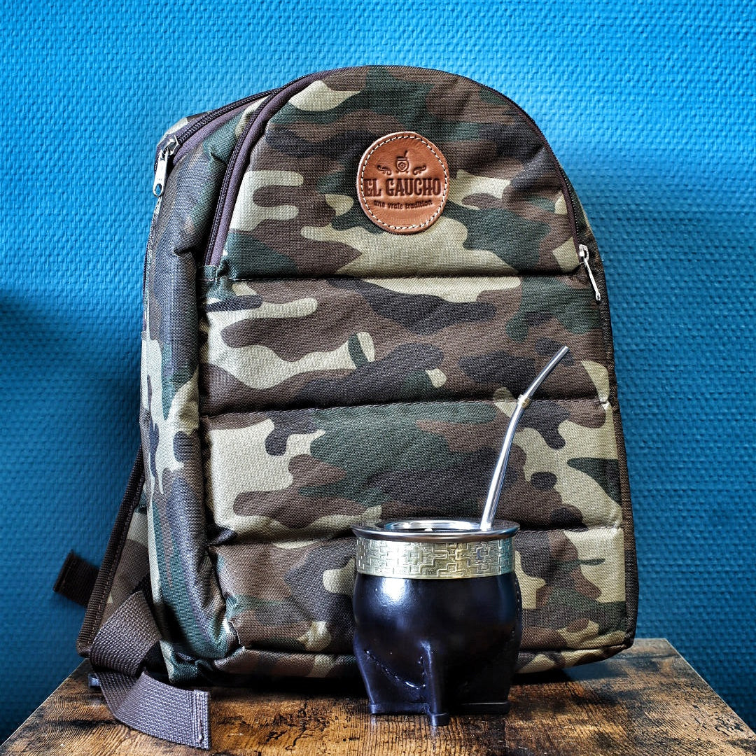 Pack Sport Impérial — sac à dos sport militaire et Maté Impérial Deluxe Pampa noir — El Gaucho