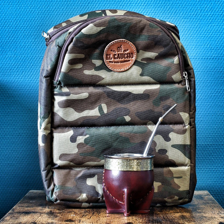 Pack Sport Impérial — sac à dos sport militaire et Maté Impérial Deluxe Pampa borravino — El Gaucho