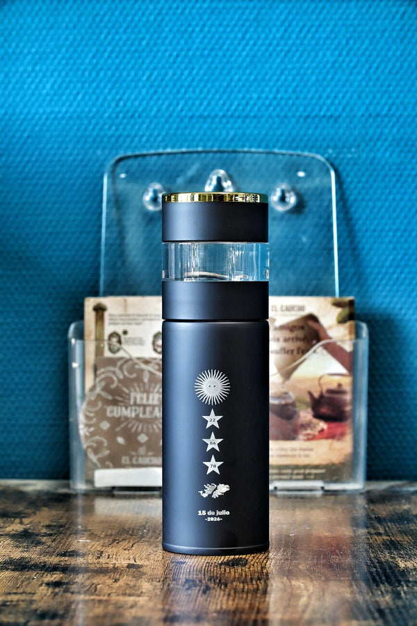 Bouteille Infuseur Gaucho Express — Gravure 15 de Julio