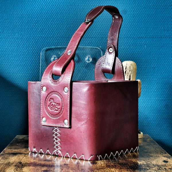 Canasta Matera Premium : Sac à Maté en Cuir Renforcé Lisse (3 Couleurs)