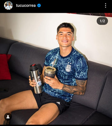 Joaquin correa avec sont mate gaucho
