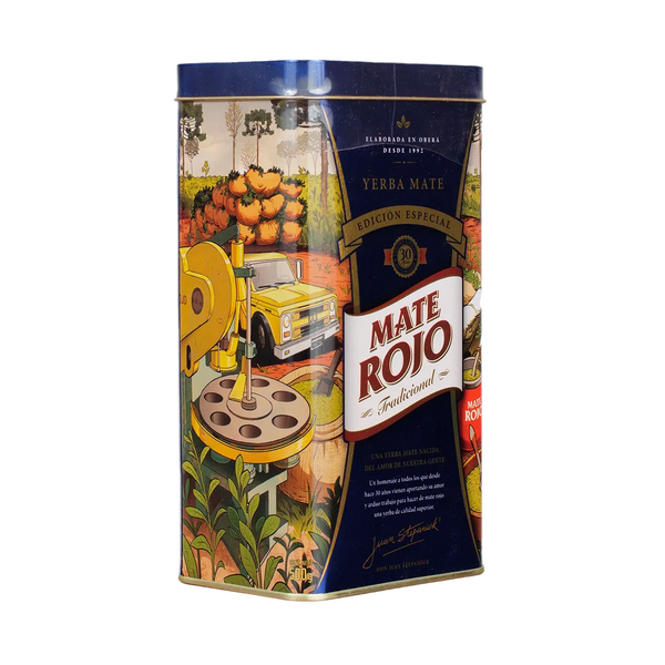 Mate Rojo Traditional Tin Bleue — Édition 30 Ans 500g