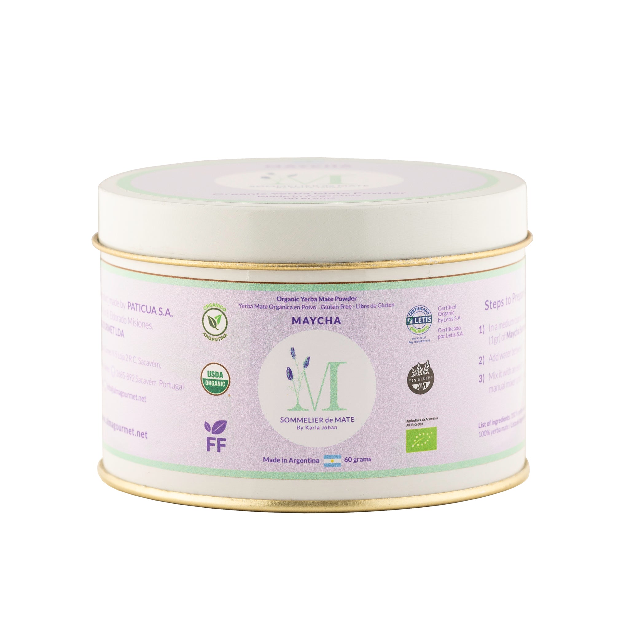 MAYCHA Sommelier de Mate - Organic Yerba Mate Powder