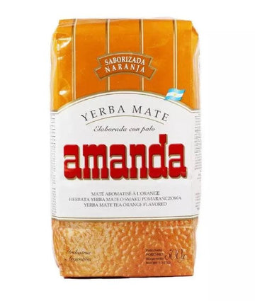 Amanda Naranja - Yerba Maté Aromatisée à l'Orange Naturelle 500g - El Gaucho une vraie tradition