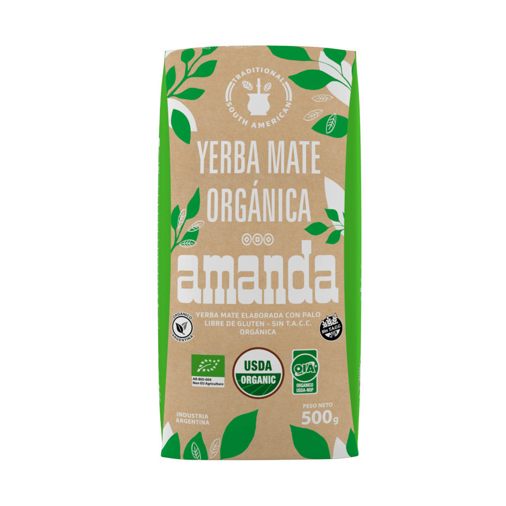 Amanda Orgánica – Yerba Maté Bio 500g - El Gaucho une vraie tradition