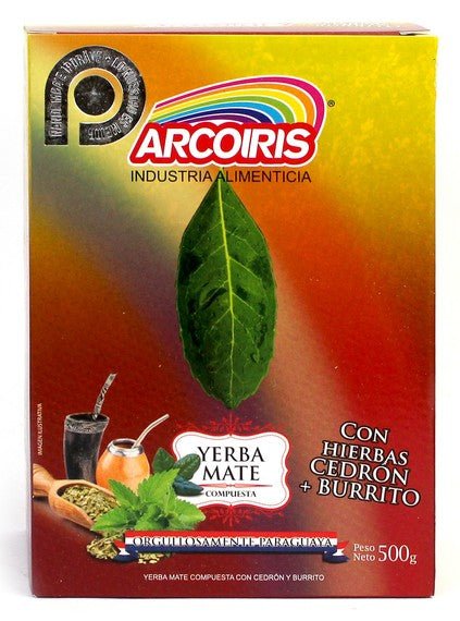 Arcoíris Cedrón Burrito - Yerba Mate 0.5kg - El Gaucho une vraie tradition
