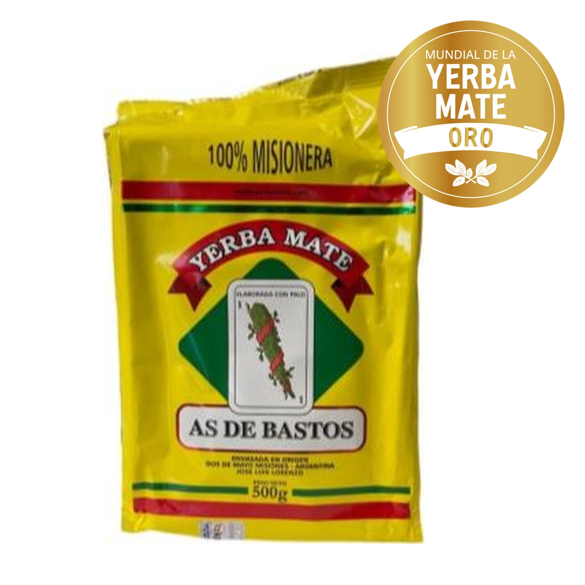 As de Bastos Tradicional — Médaille d'Or au Mundial de la Yerba Mate 2026