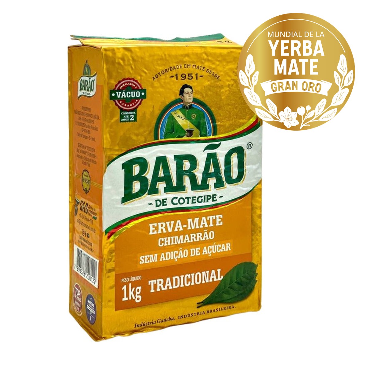 Barao De Cotegipe Traditionnel — Grand Or au Mundial de la Yerba Mate 2026