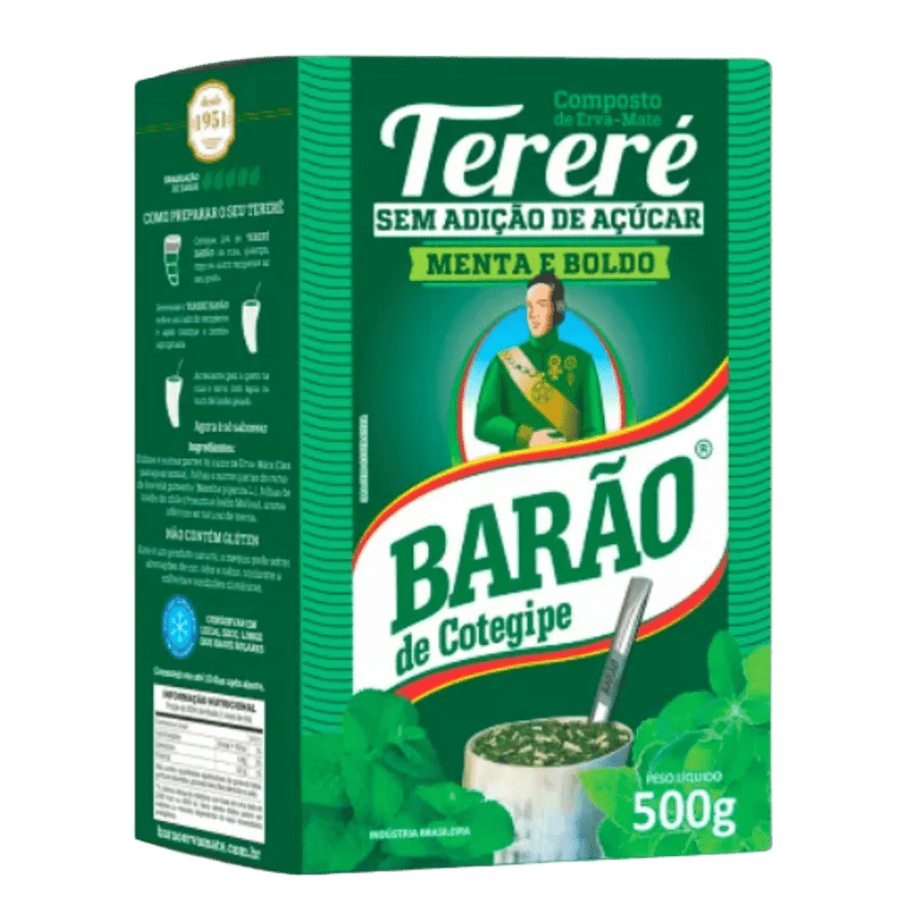 Barao Tereré Menthe et Boldo - Yerba mate chimarrao - El Gaucho une vraie tradition