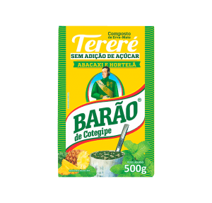 Barao Tereré pineapple and mint (yerba mate) - 500g - El Gaucho une vraie tradition