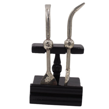 Bombillon en Alpaca avec Ballon de Foot Sculpté à la Main - El Gaucho une vraie tradition