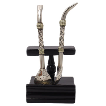 Bombillón Exclusif Bec Courbé – Alpaca & Bronze Premium (18 - 19 cm) - El Gaucho