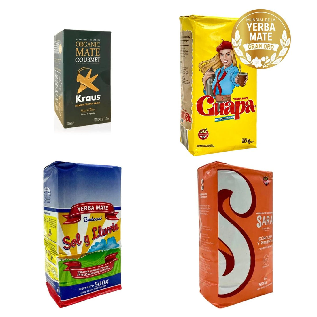 Box Prestige - abonnement yerba mate haut de gamme 4x500g