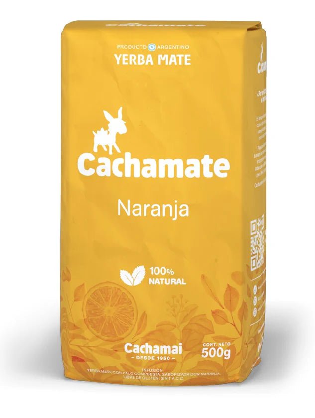 Cachamate Orange - Yerba Maté D'argentine 500g - El Gaucho une vraie tradition