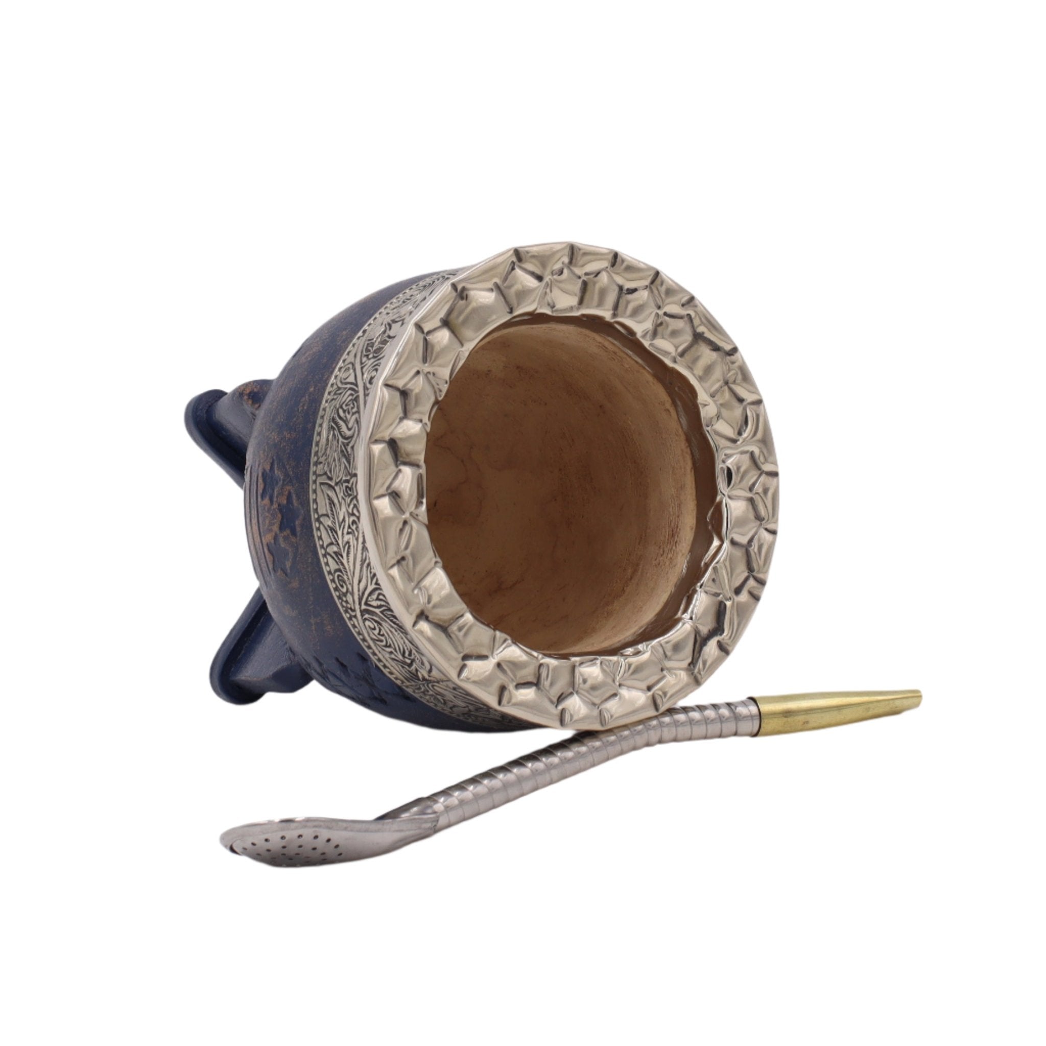 Calebasse Mate Boca Juniors - Cuir Argentin Xeneize - El Gaucho une vraie tradition