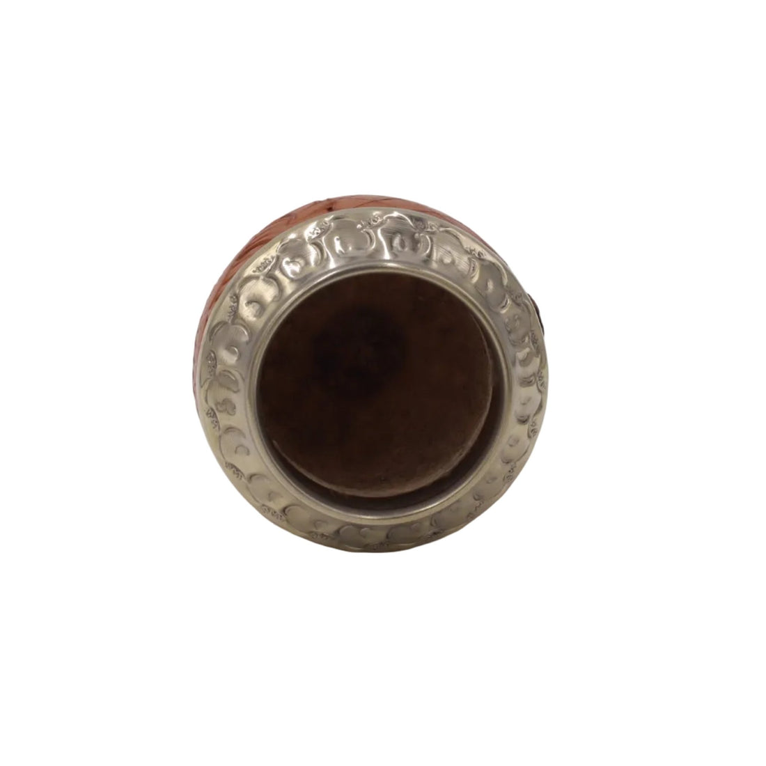 Calebasse Torpedo Maître Collection - Cuir Gravé & Alpaca Artisanal - El Gaucho