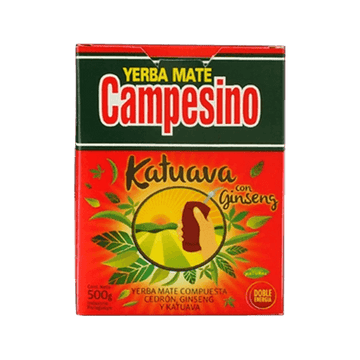 Campesino Katuava + Ginseng - Yerba Maté Du Paraguay 500g - El Gaucho une vraie tradition
