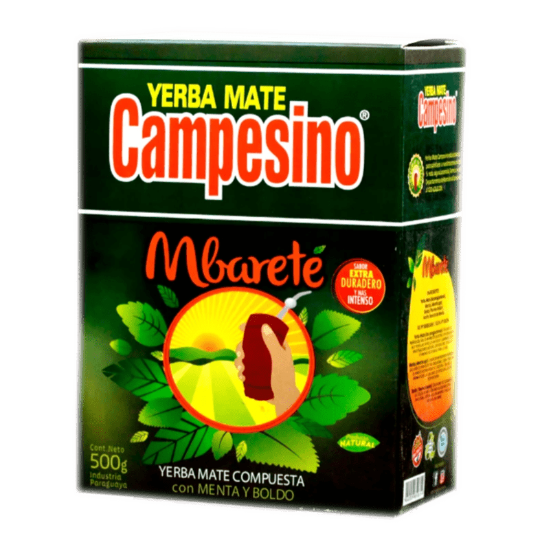 Yerba Mate Campesino Mbarete Menta Boldo 500g Argentina - El Gaucho livraison France
