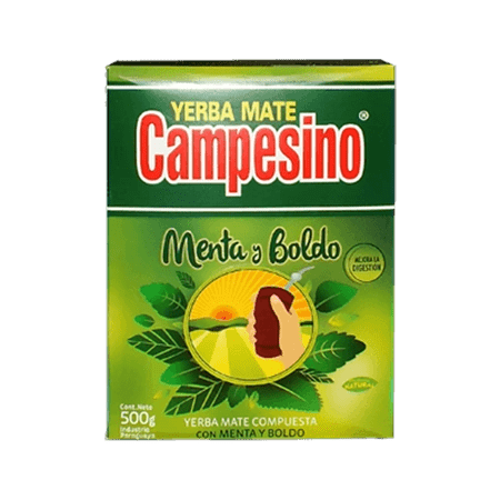 Campesino Menta y Boldo - Yerba Maté du Paraguay 0.5kg - El Gaucho une vraie tradition