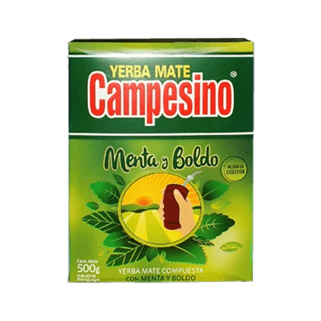Campesino Menta y Boldo - Yerba Maté du Paraguay 0.5kg