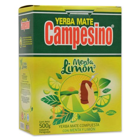 Campesino Menthe Citron - Yerba Mate 500g - El Gaucho une vraie tradition