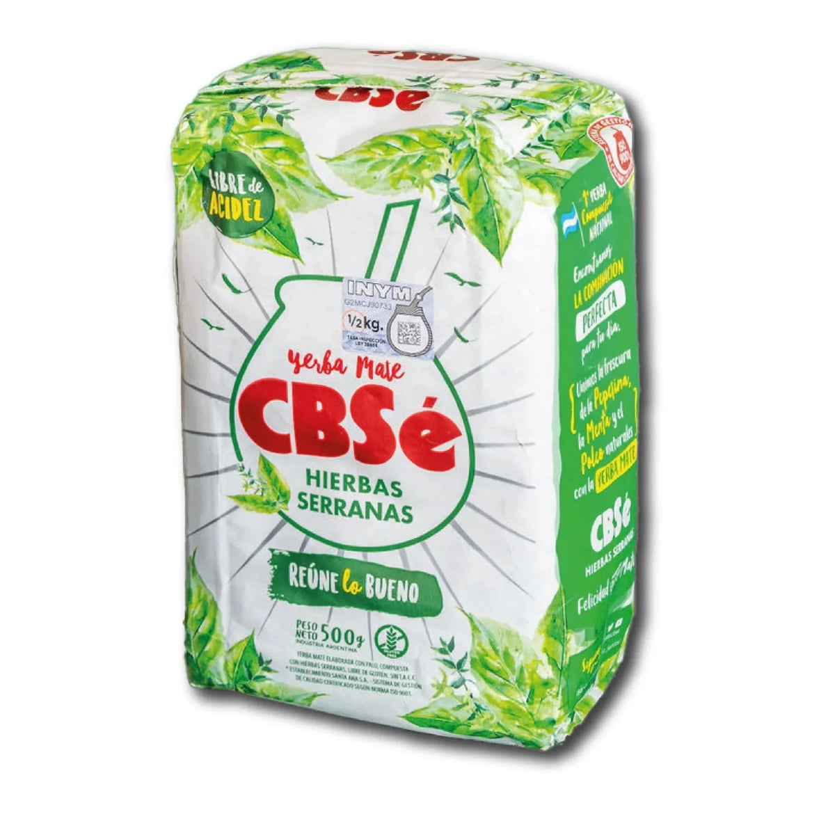 Cbsé Hierbas Serranas - Yerba Mate  0.5kg