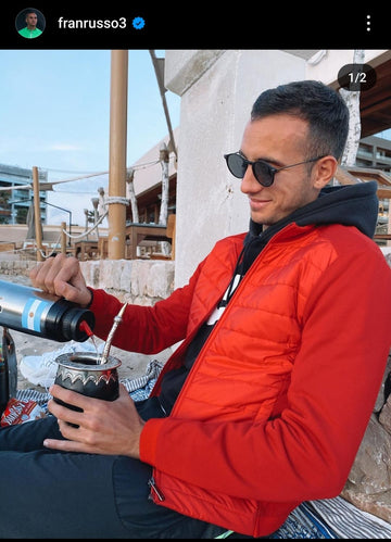 franco russo avec son mate exclusif gaucho