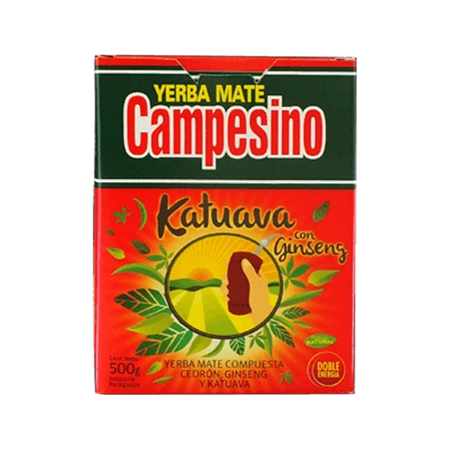 Campesino Katuava + Ginseng - Yerba Maté Du Paraguay 500g.