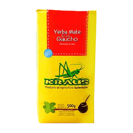 Kraus Gaucho - Sin Palo (Sans Tige ) - Yerba mate 500g.