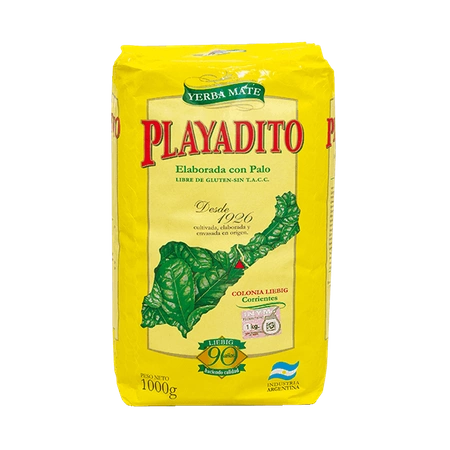 Playadito 1kg / 0.5kg Yerba mate Argentina - El Gaucho une vraie tradition