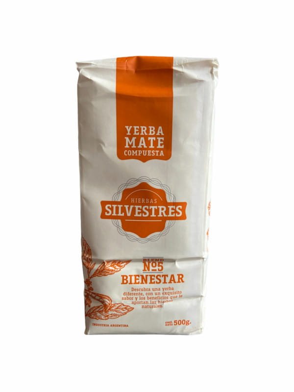 Hierbas Silvestres Blend N°5 "Bienestar" – 500g - Yerba Mate 500g - El Gaucho une vraie tradition