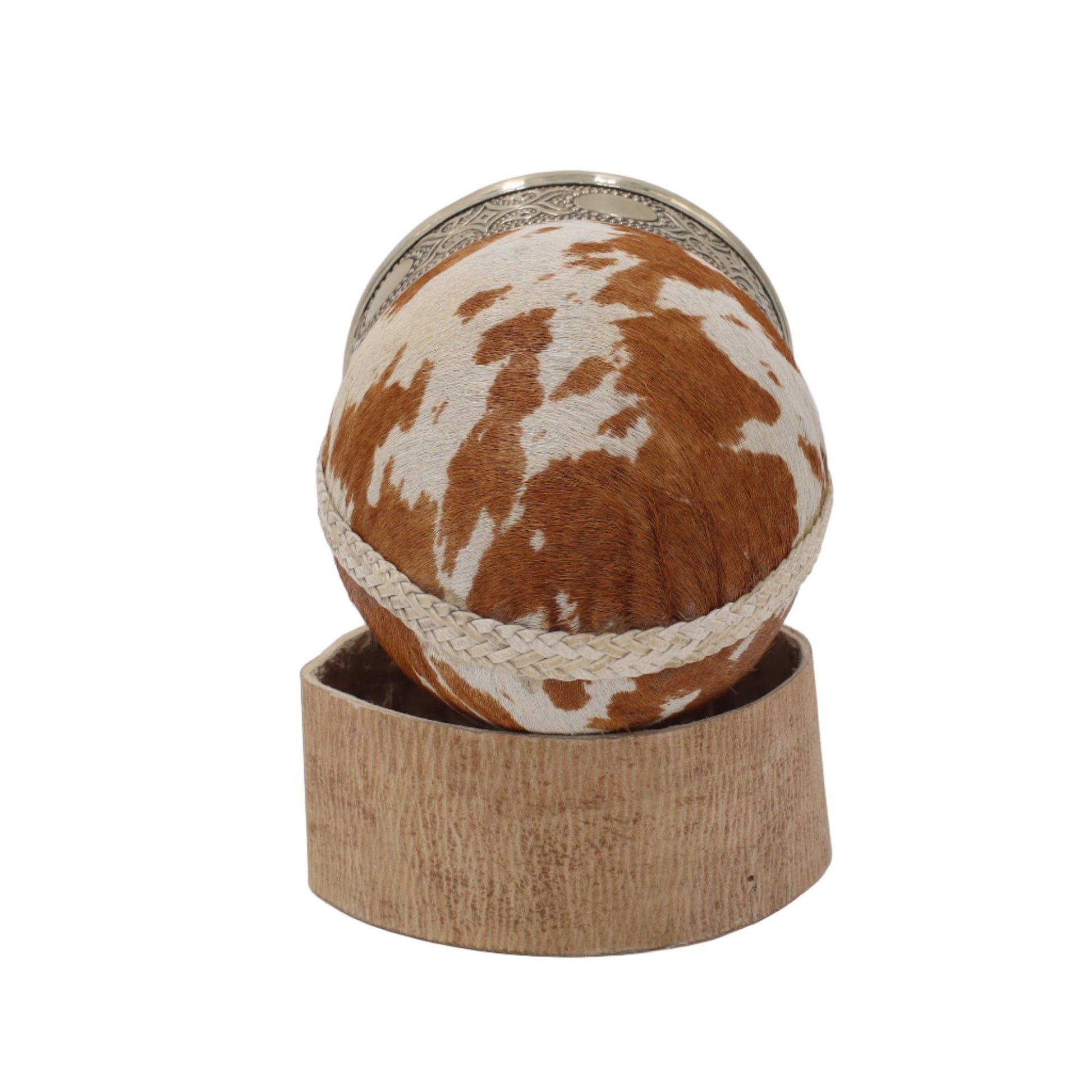 Impériale "Pampa" — Cuir avec Poils & Virole Ciselée - El Gaucho