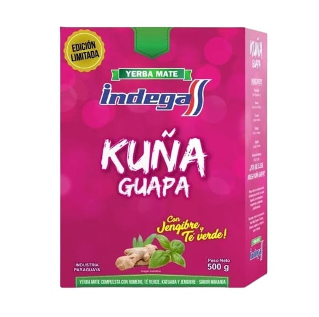 Indega Kuña Guapa 500g - Yerba Maté Paraguayenne aux Herbes et Fruits - El Gaucho une vraie tradition