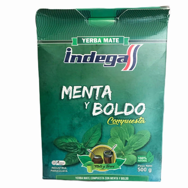 Indega Menta y Boldo 500g – Yerba Maté Menthe & Boldo